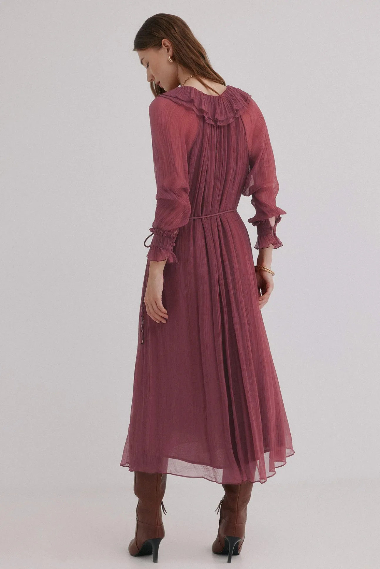 Alejandra. Vestido esvoaçante