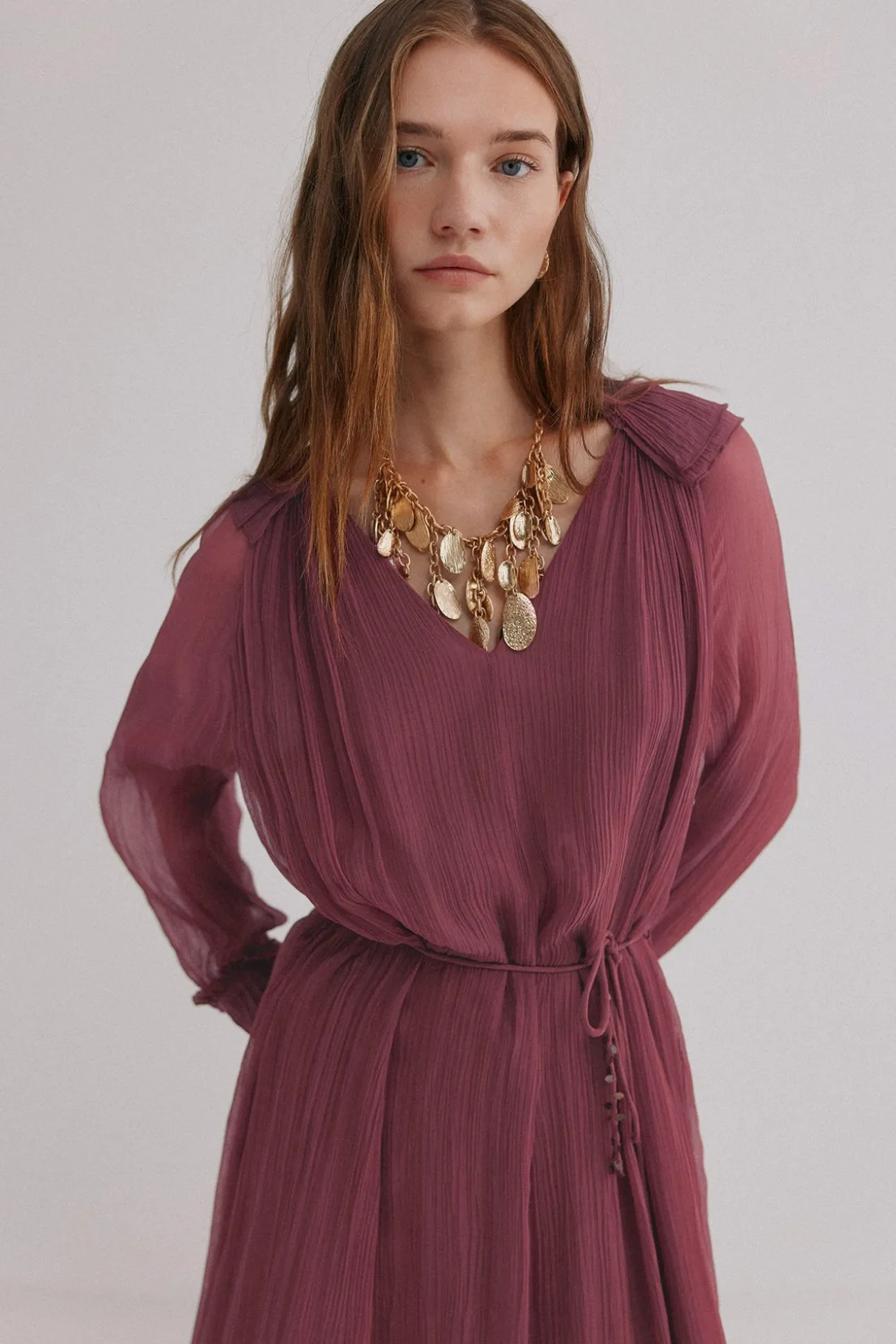 Alejandra. Vestido esvoaçante