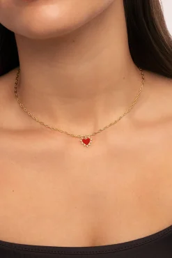 Amour Gold Plated Necklace