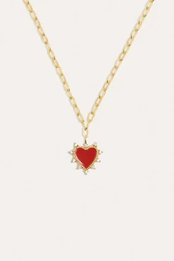 Amour Gold Plated Necklace