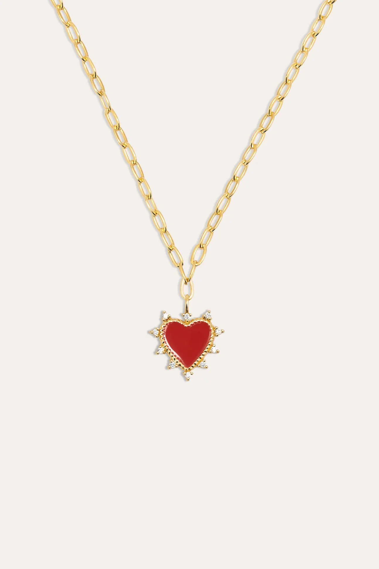 Amour Gold Plated Necklace