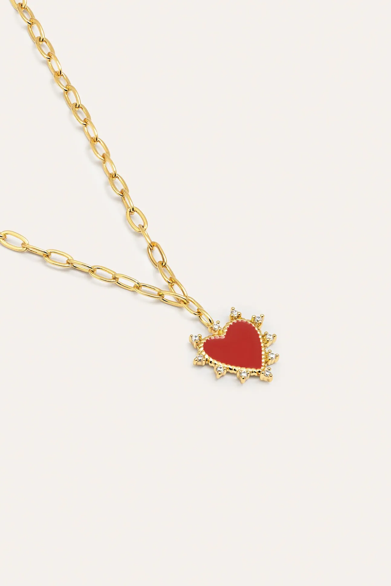 Amour Gold Plated Necklace