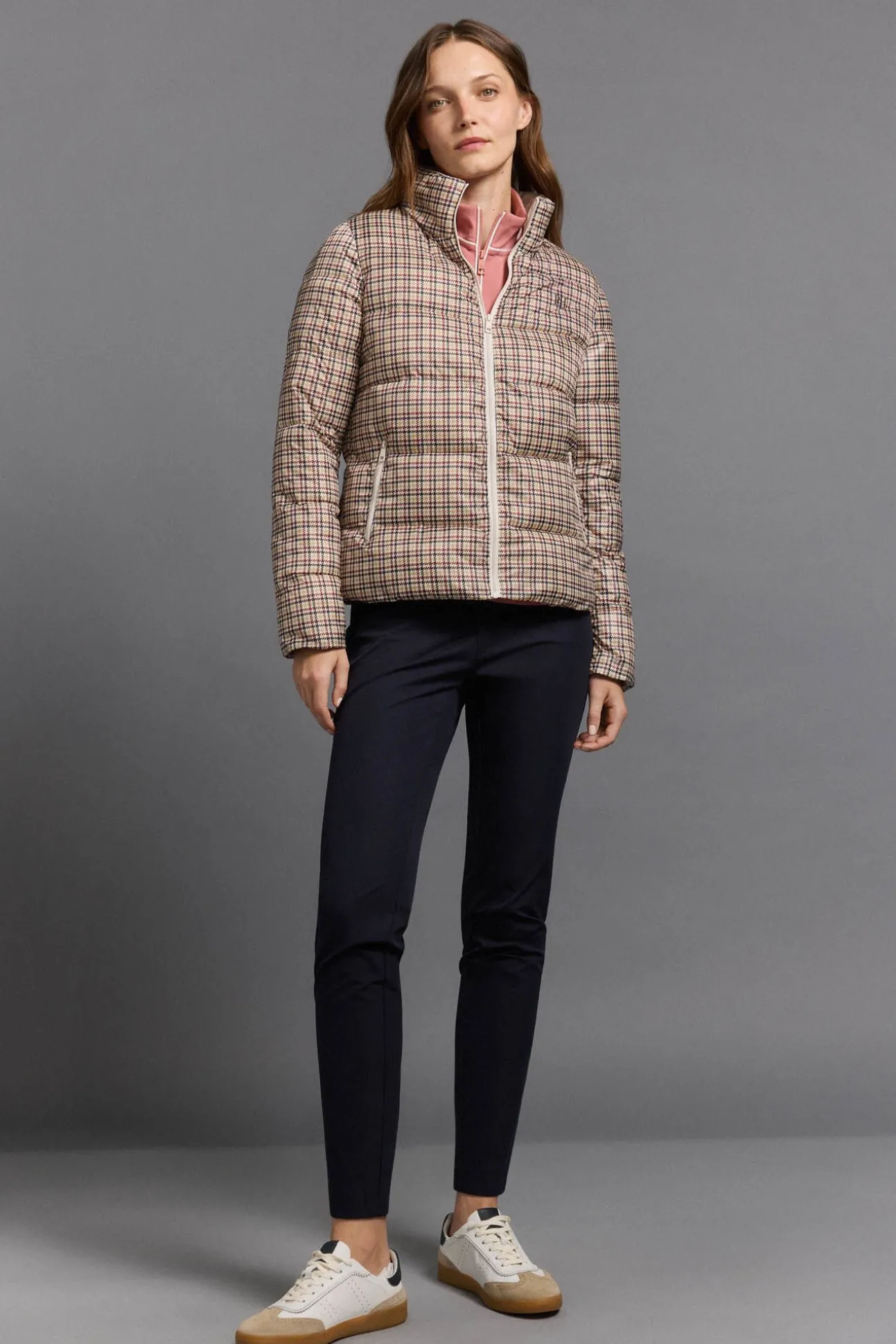 Anorak soft shell com estampado de golfe