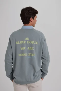 Aproveite o sweatshirt agora lavado