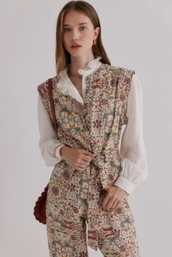 Aurélia. Macacão estampado