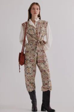 Aurélia. Macacão estampado