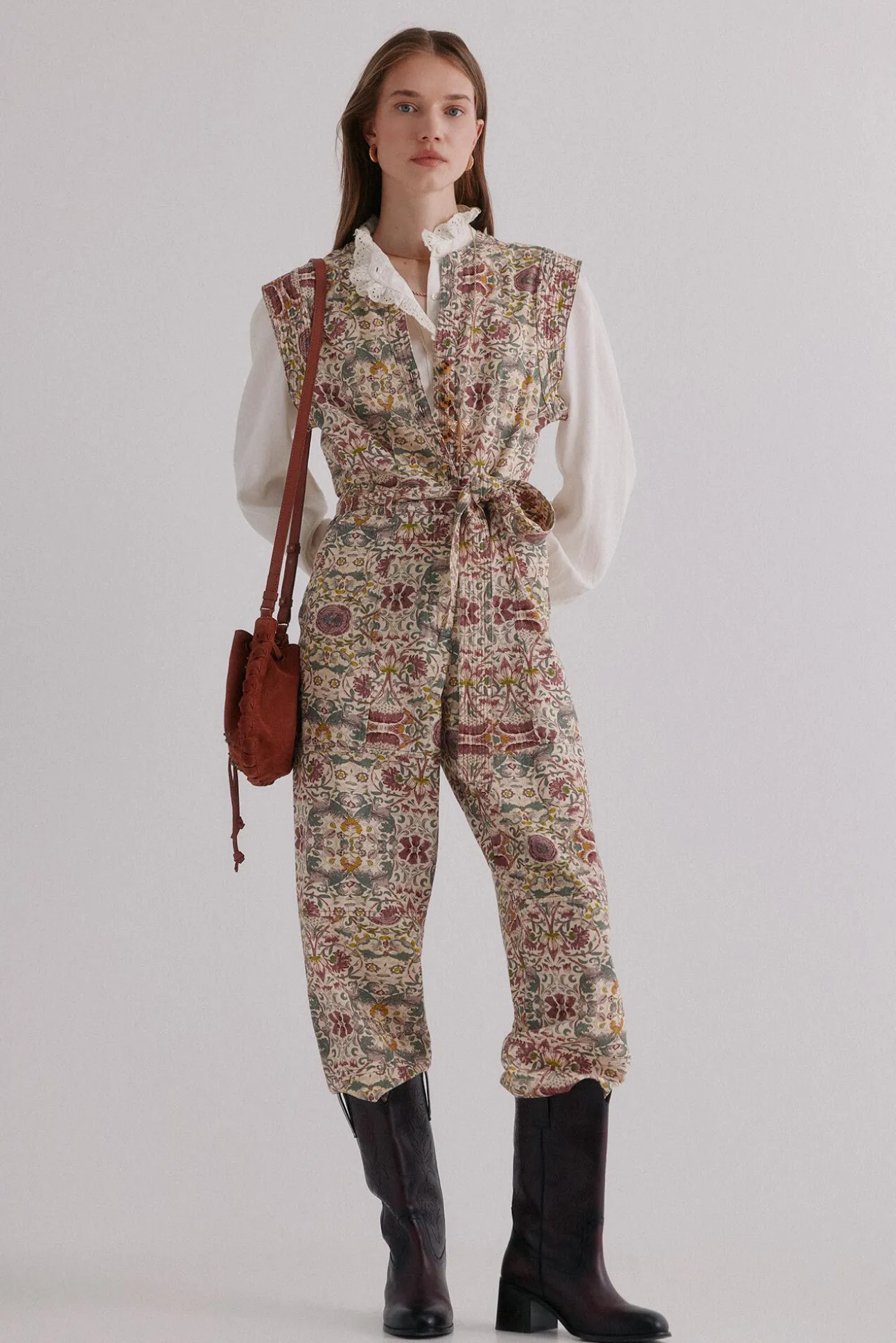 Aurélia. Macacão estampado