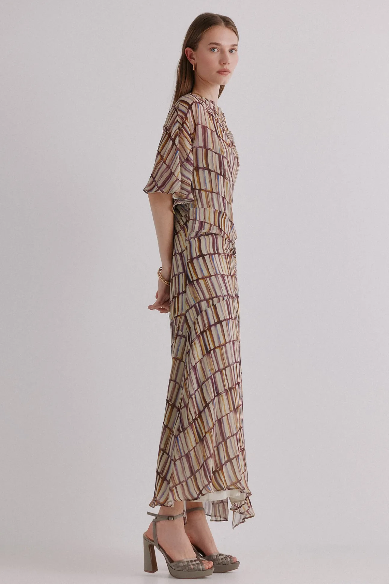 Aurora. Vestido estampado
