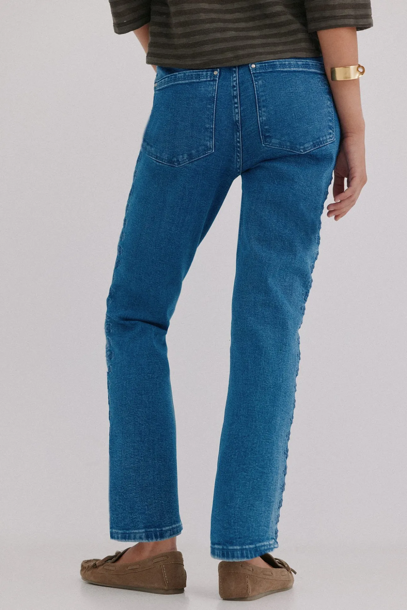 Bernadete. Calça jeans bootcut