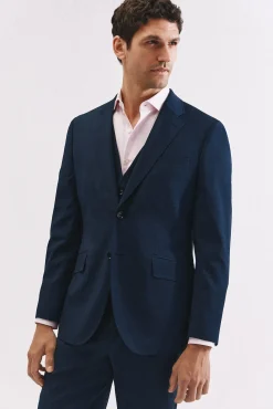 Blazer azul slim fit