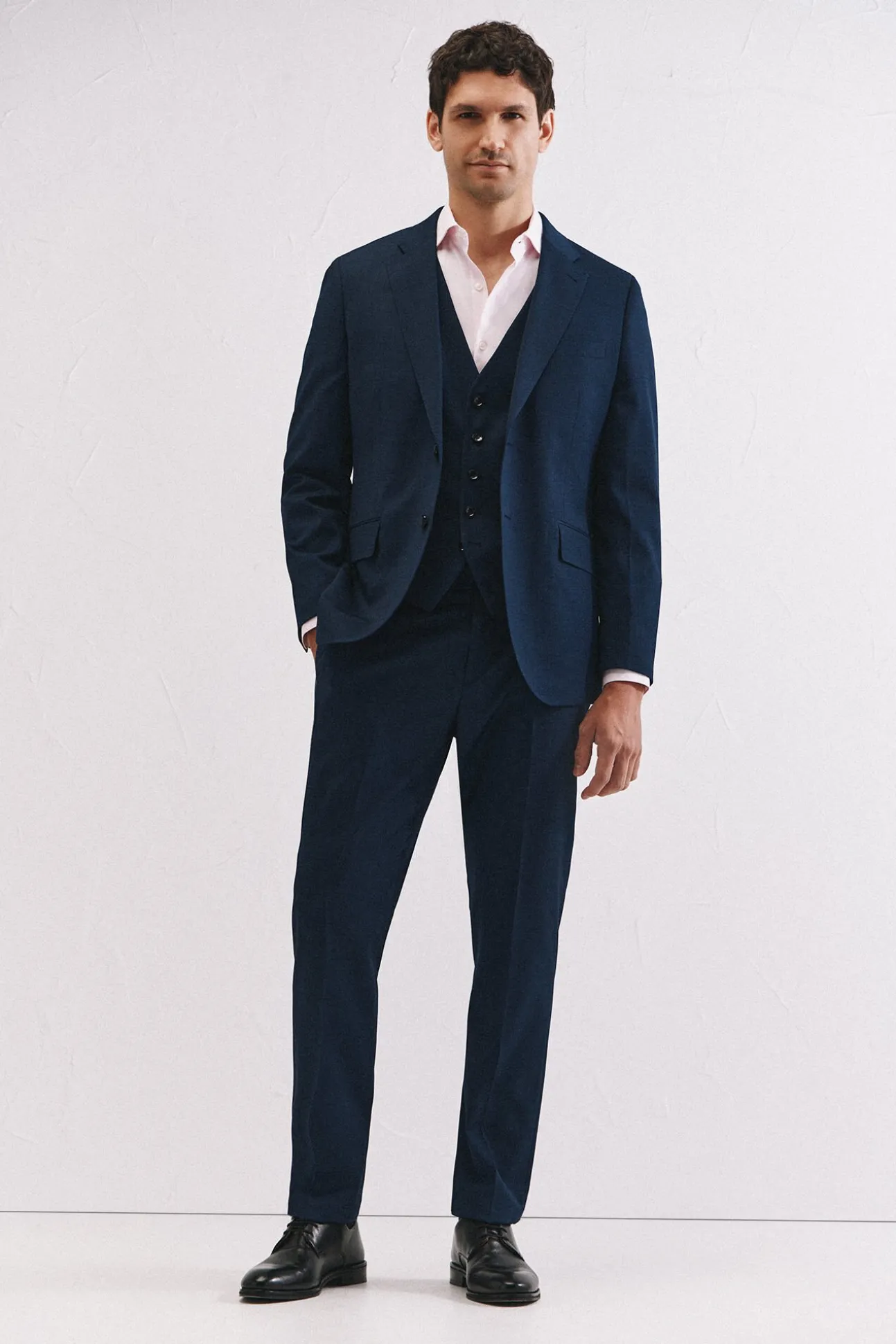 Blazer azul slim fit