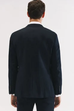Blazer azul-marinho slim fit
