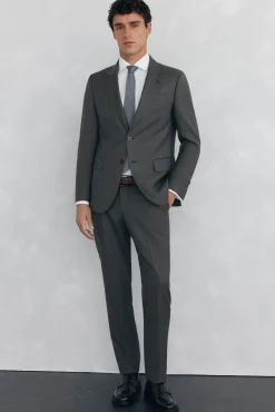 Blazer bege slim fit