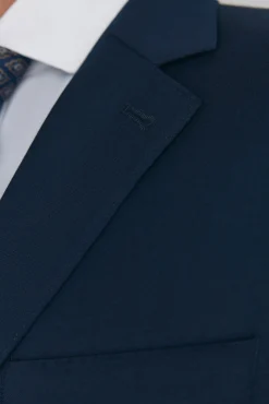 Blazer bi-elástico liso e sob medida