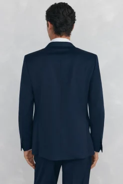 Blazer bi-elástico liso e sob medida