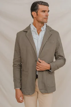 Blazer casual de algodão