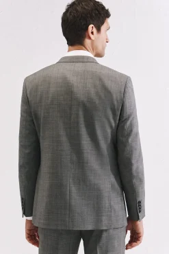 Blazer cinza estruturado slim fit