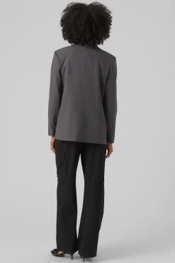 Blazer clássico corte reto