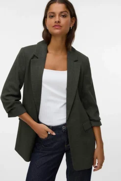 Blazer com manga 3/4