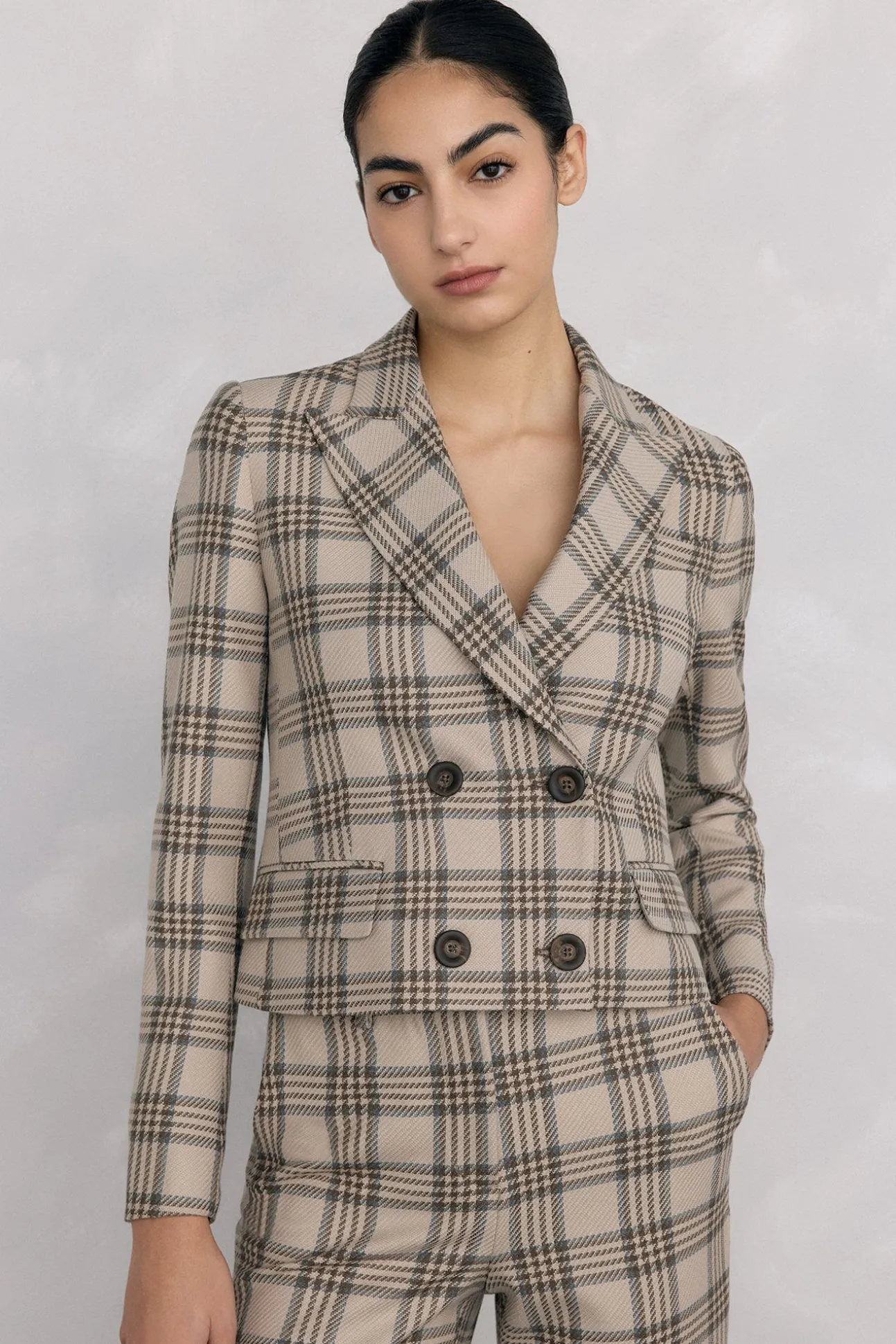 Blazer cropped trespassado