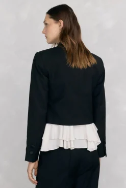 Blazer curto preto