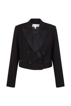 Blazer curto preto