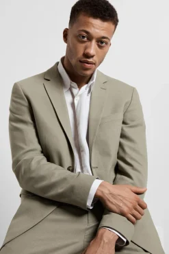 Blazer de fato Slim Fit confecionado com lã