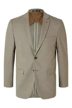 Blazer de fato Slim Fit confecionado com lã