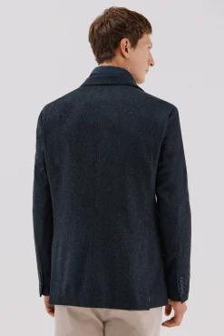 Blazer de lã com vistas removíveis