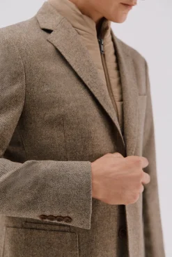 Blazer de lã com vistas removíveis