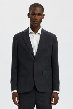 Blazer de lã slim fit