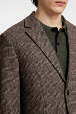 Blazer de lã slim fit