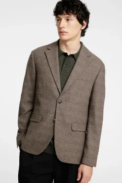 Blazer de lã slim fit