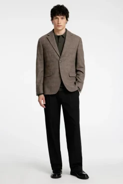 Blazer de lã slim fit