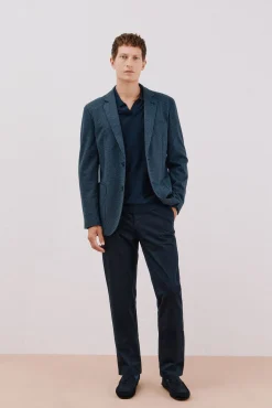 Blazer de malha espiga