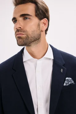Blazer de malha slim fit