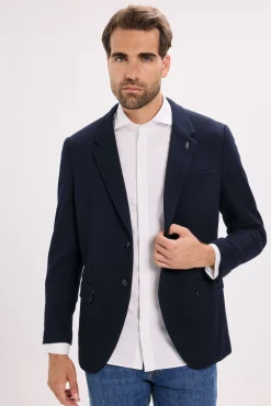 Blazer de malha slim fit