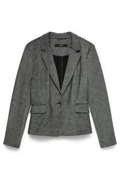 Blazer de manga comprida com detalhe de glitter