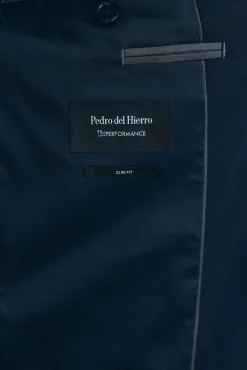 Blazer estilo olho de pássaro com dois elásticos e corte slim