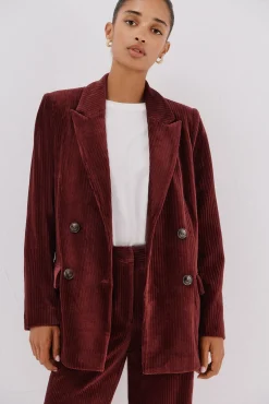 Blazer feminino de veludo