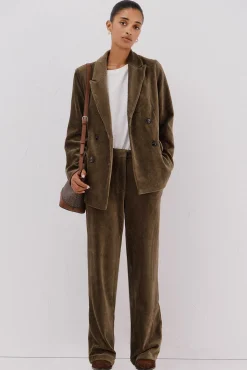 Blazer feminino de veludo