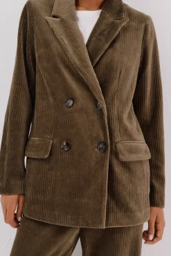 Blazer feminino de veludo