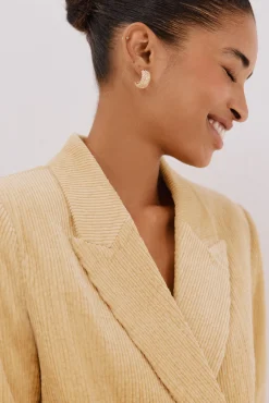 Blazer feminino de veludo
