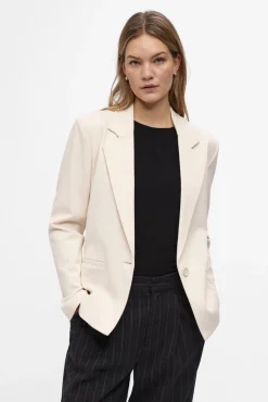 Blazer justo manga comprida