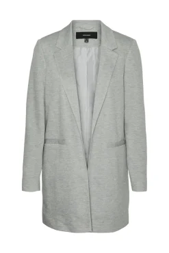Blazer manga comprida com bolsos