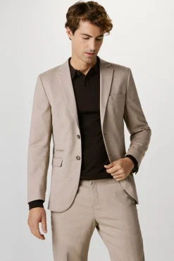 Blazer Slim Fit com lã