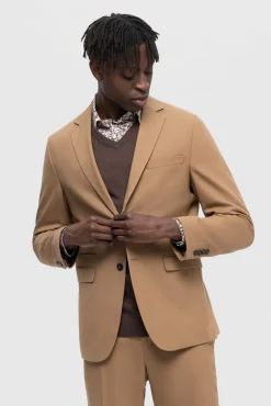 Blazer Slim Fit com lã