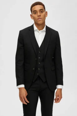Blazer Slim Fit com lã