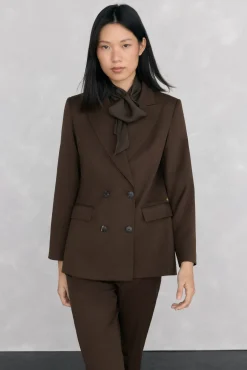 Blazer trespassado chocolate