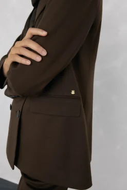 Blazer trespassado chocolate